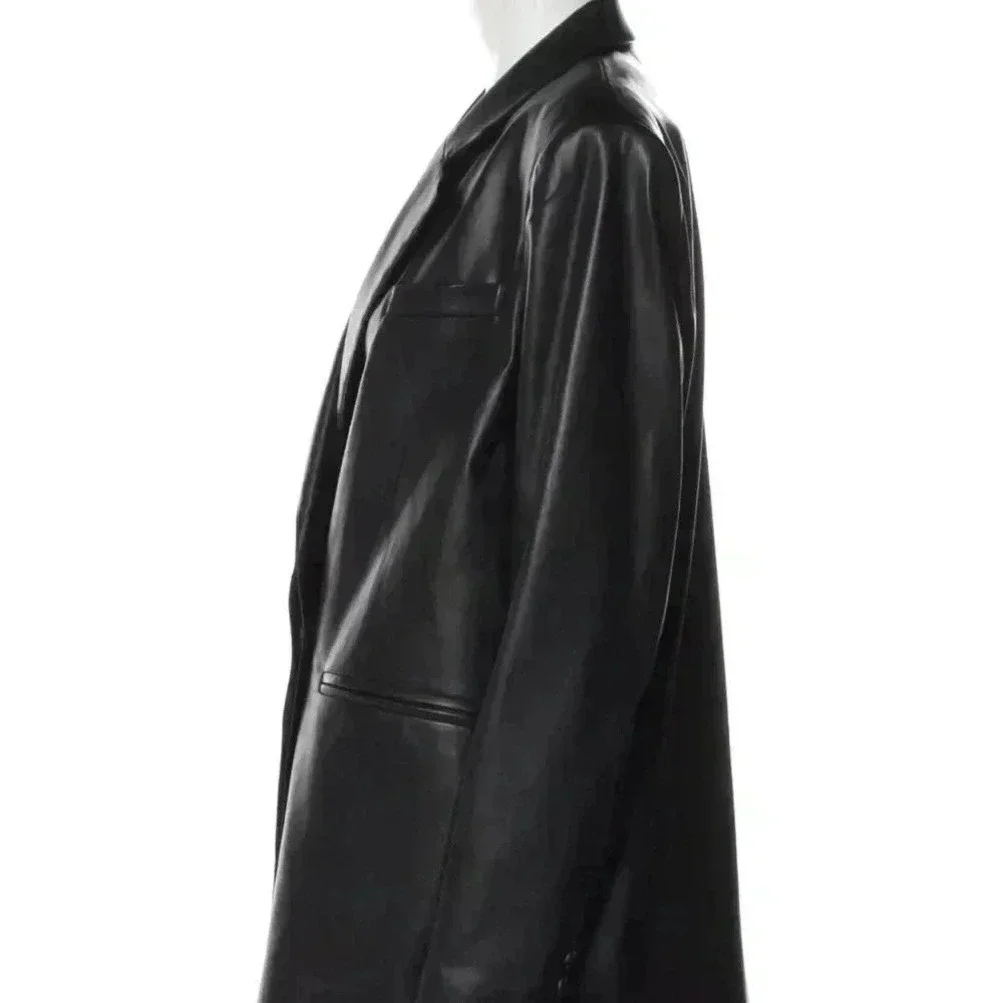 Maria Vittoria Paolillo Vegan Leather Blazer